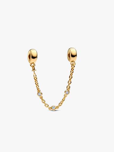Triple Clear Stone Safety Chain - Image 2