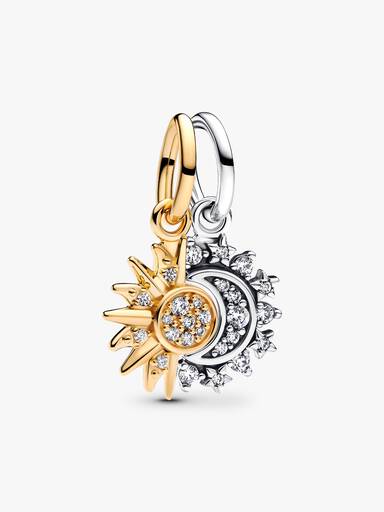 Splittable Sun & Moon Dangle Charm - Image 2