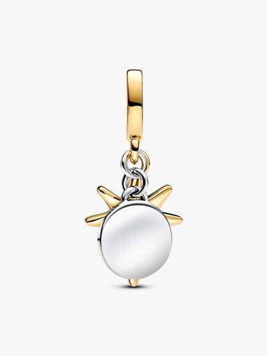 Engravable North Star Lab-grown Diamond Dangle Charm - Image 6