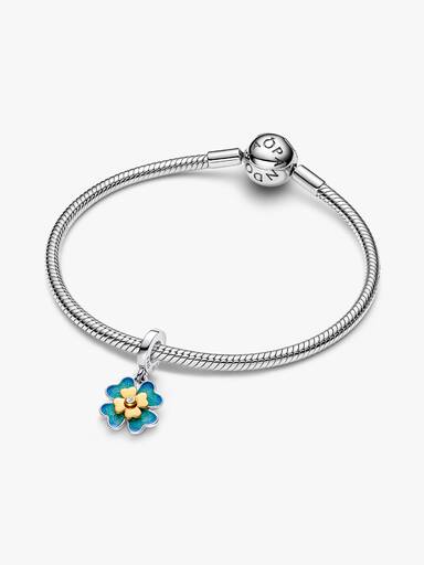 2025 Four Leaf Clover Lab-Grown Diamond Dangle Charm - Image 4
