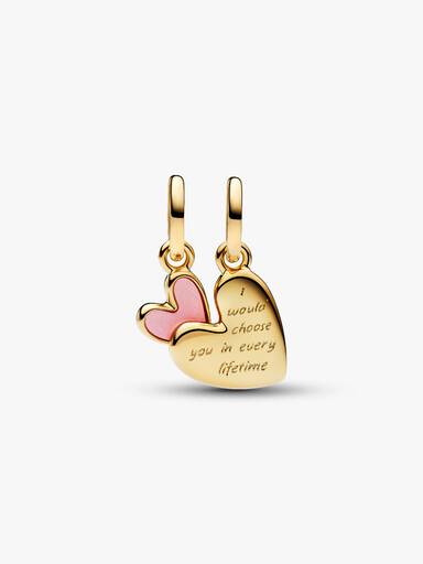 Pink Mother & Daughter Splittable Dangle Charm - Image 5