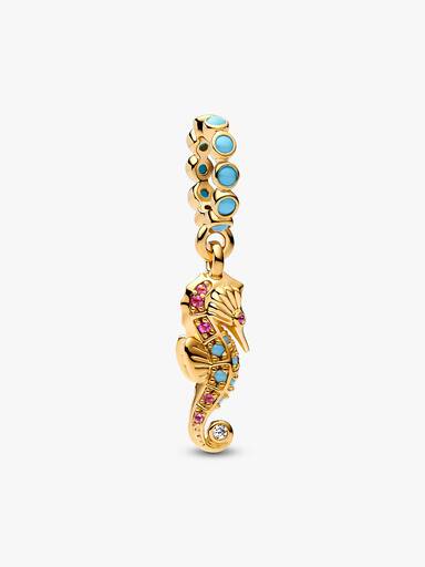 Seahorse and Starfish Charm Necklace - Image 4
