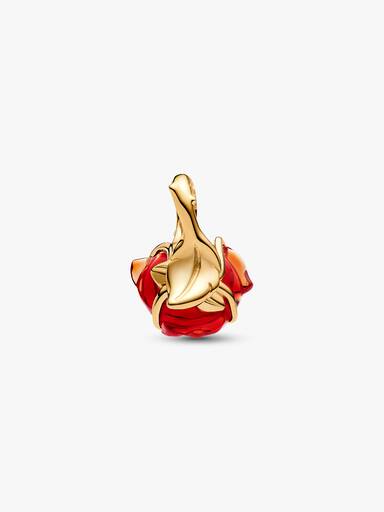 Disney Beauty and the Beast Enchanted Rose Dangle Charm - Image 3