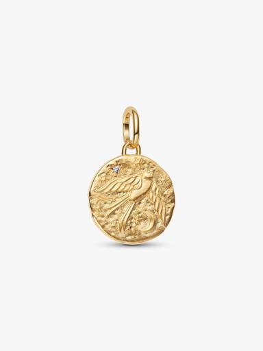 Swallow Medallion Charm - Image 2