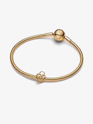 Openwork Heart Padlock Charm - Image 4