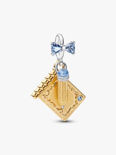 Bridgerton Dance Card & Pencil Dangle Charm - Image 2