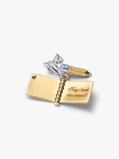 Bridgerton Dance Card & Pencil Dangle Charm - Image 4