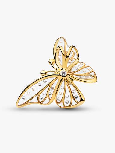 Oversized Butterfly Openwork Charm - Image 4