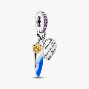 Surf Board Double Dangle Charm