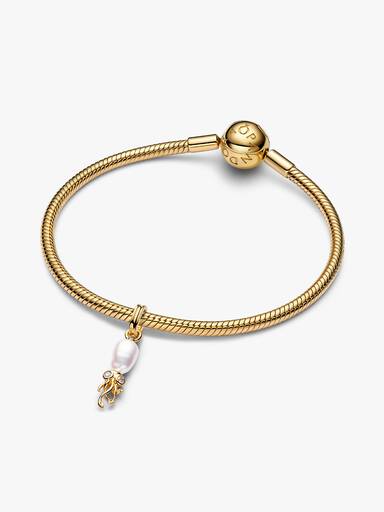 Treated Freshwater Cultured Baroque Pearl Squid Dangle Charm - Image 5