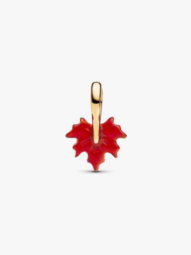 Red Maple Leaf Dangle Charm - Image 2