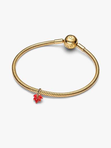 Red Maple Leaf Dangle Charm - Image 3