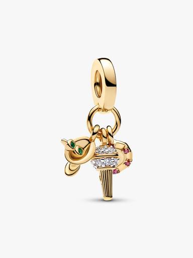 Las Vegas Night Triple Dangle Charm