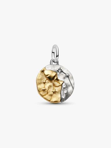 Aquarius Medallion Charm Necklace Set - Image 2
