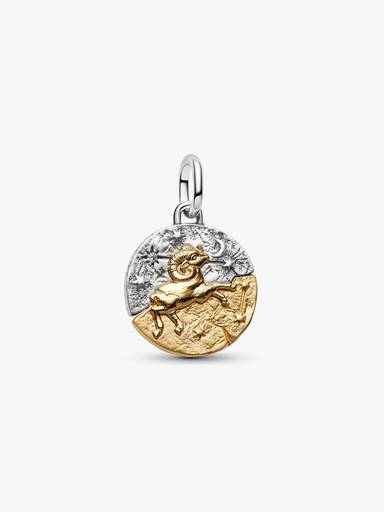 Aries Medallion Charm Necklace Set - Image 2