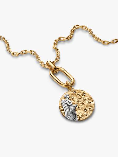 Virgo Zodiac Oversized Medallion Charm - Image 5