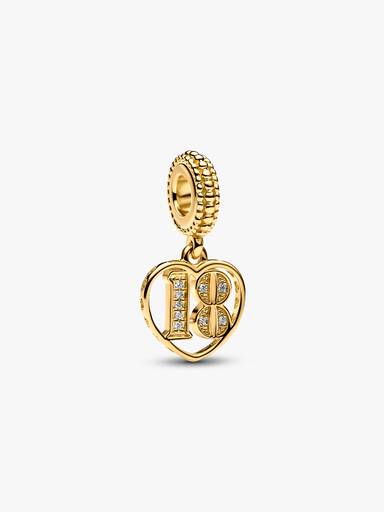 18th Celebration Dangle Charm - Image 2