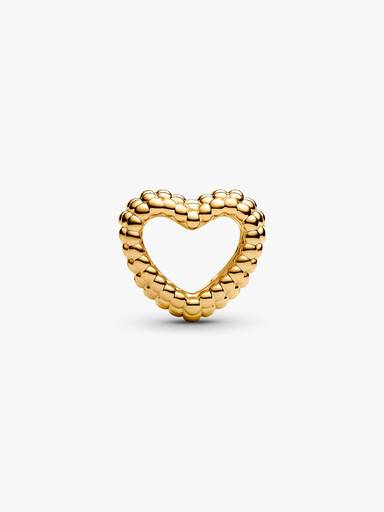 Beaded Open Heart Charm - Image 3