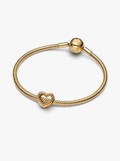 Beaded Open Heart Charm - Image 2