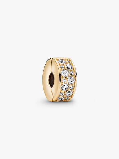 Clear Pavé Clip Charm - Image 2