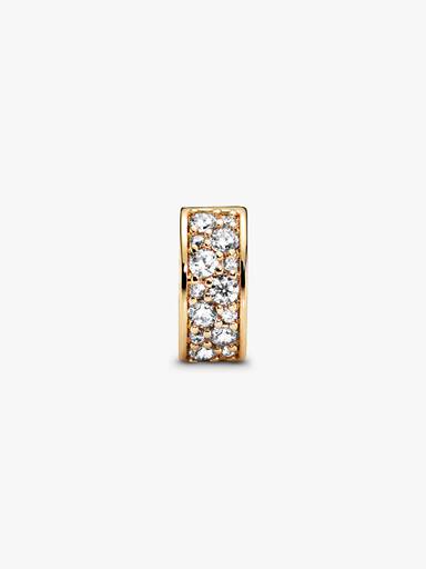 Clear Pavé Clip Charm - Image 4
