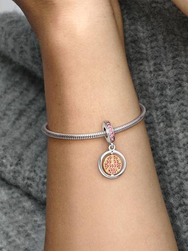 FINAL SALE - Spinning Lucky Dangle Charm