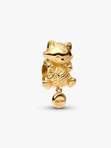 Kitten & Yarn Ball Charm - Image 2
