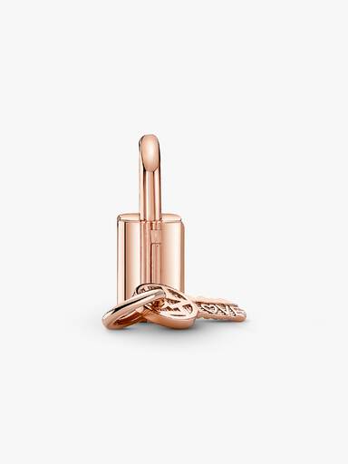 Padlock & Key Dangle Charm - Image 7