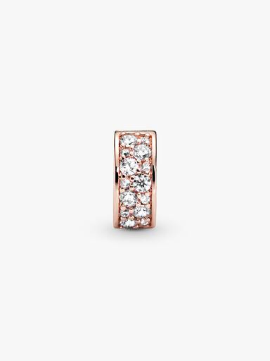 Clear Pavé Clip Charm - Image 5
