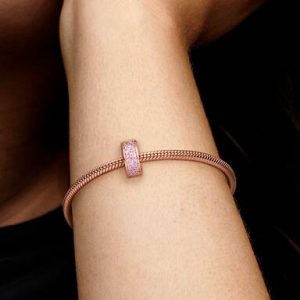 Pink Pavé Clip Charm