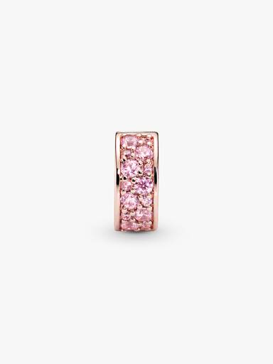 Pink Pavé Clip Charm - Image 5