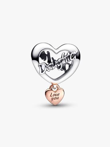 Love You Daughter Heart Charm - Image 4
