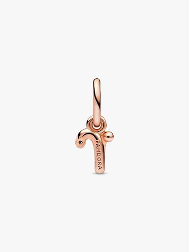 FINAL SALE - Letter R Script Alphabet Dangle Charm - Image 4