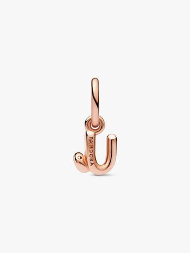 FINAL SALE - Letter U Script Alphabet Dangle Charm - Image 5