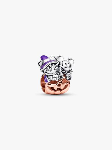 FINAL SALE - Disney Mickey Mouse & Minnie Mouse Halloween Pumpkin Charm - Image 2