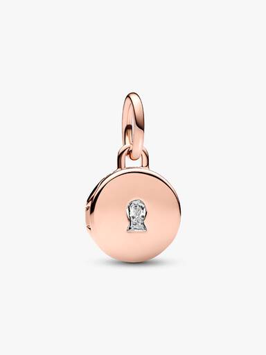 Openable & Engravable Love Locket Dangle Charm - Image 2