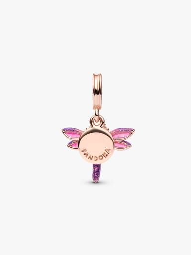 Pink Dragonfly Double Dangle Charm - Image 4