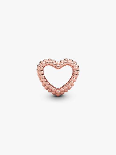 Beaded Open Heart Charm - Image 4