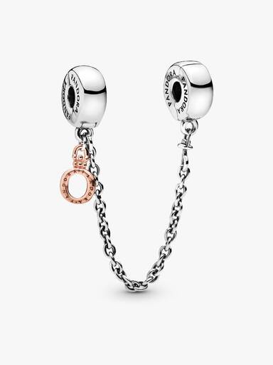 Dangling Crown O Safety Chain Charm - Image 2