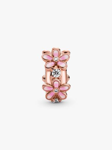Pink Daisy Spacer Clip Charm - Image 6