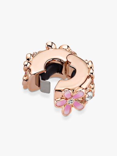 Pink Daisy Spacer Clip Charm - Image 4