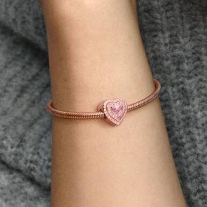 Sparkling Levelled Heart Charm
