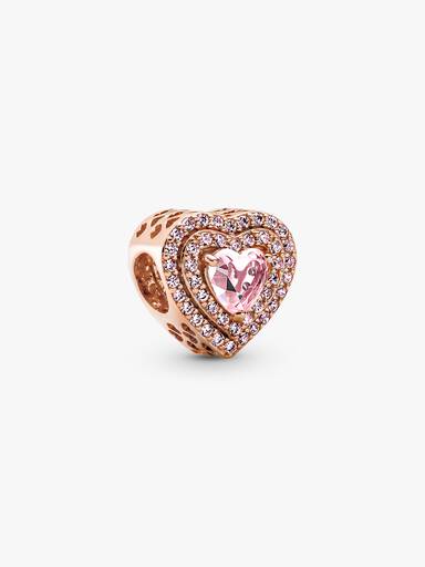 Sparkling Levelled Heart Charm - Image 2
