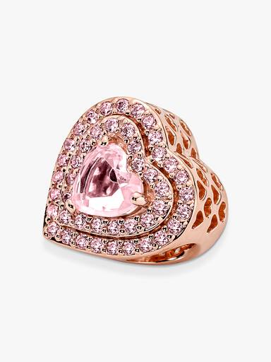 Sparkling Levelled Heart Charm - Image 5