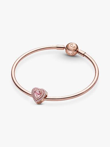 Sparkling Levelled Heart Charm - Image 4