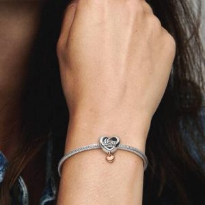 Thank You Mum Heart Charm
