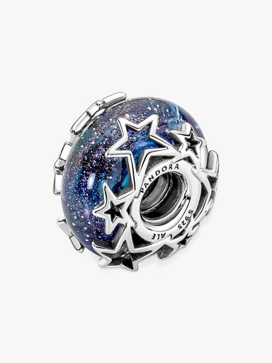 Galaxy Blue & Star Murano Charm - Image 6