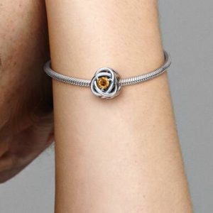 FINAL SALE - November Honey Eternity Circle Charm