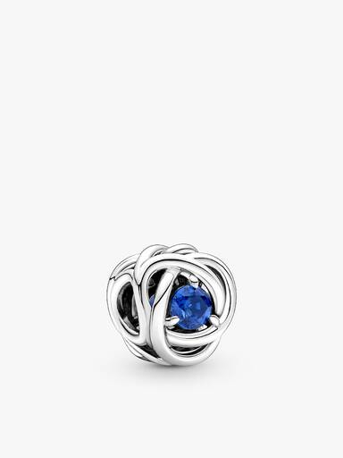 September Birthstone Eternity Circle O Pendant Set - Image 3