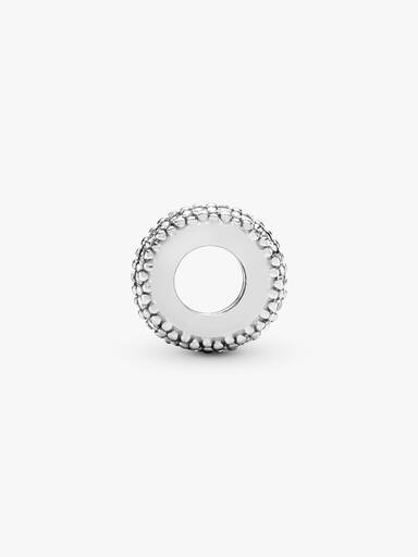 Clear Sparkle Spacer Charm - Image 5